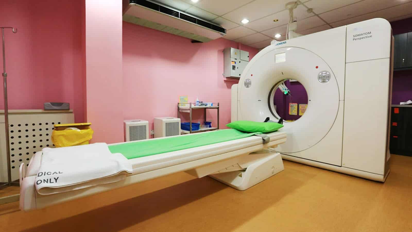 recurrent tonsillitis Seremban — CMH imaging examination room