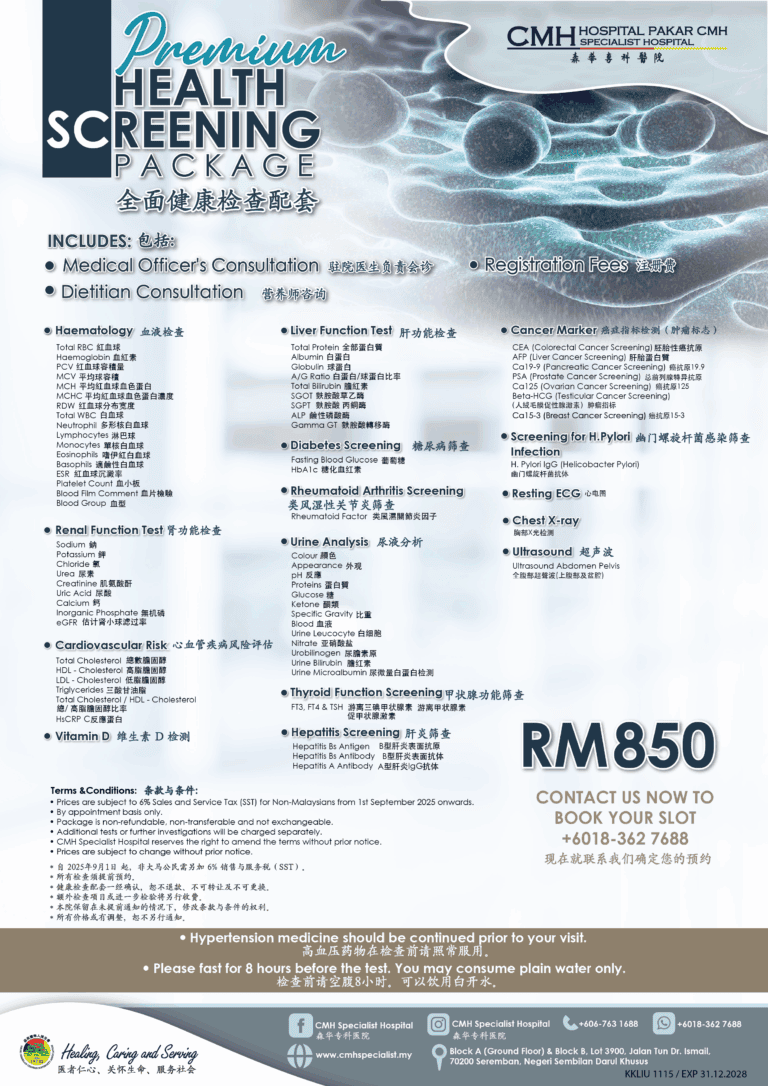 Premium Health Screening