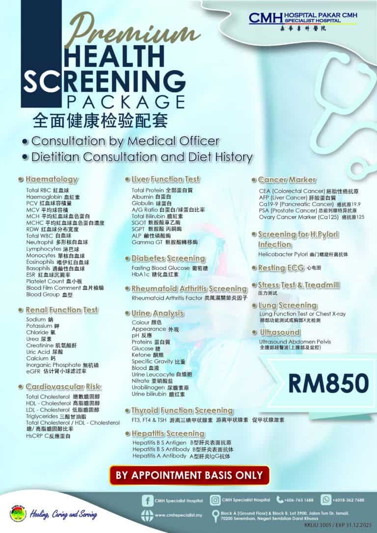 Premium Health Screening